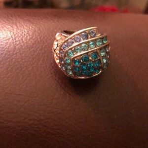 blue diamond ring